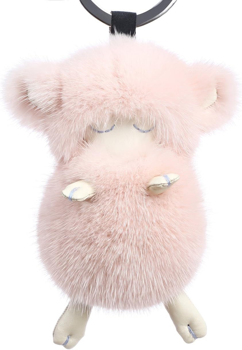 Fashion Key Chain, Sleeping sheep,Bag and key charm, Designed by Ella Liu.