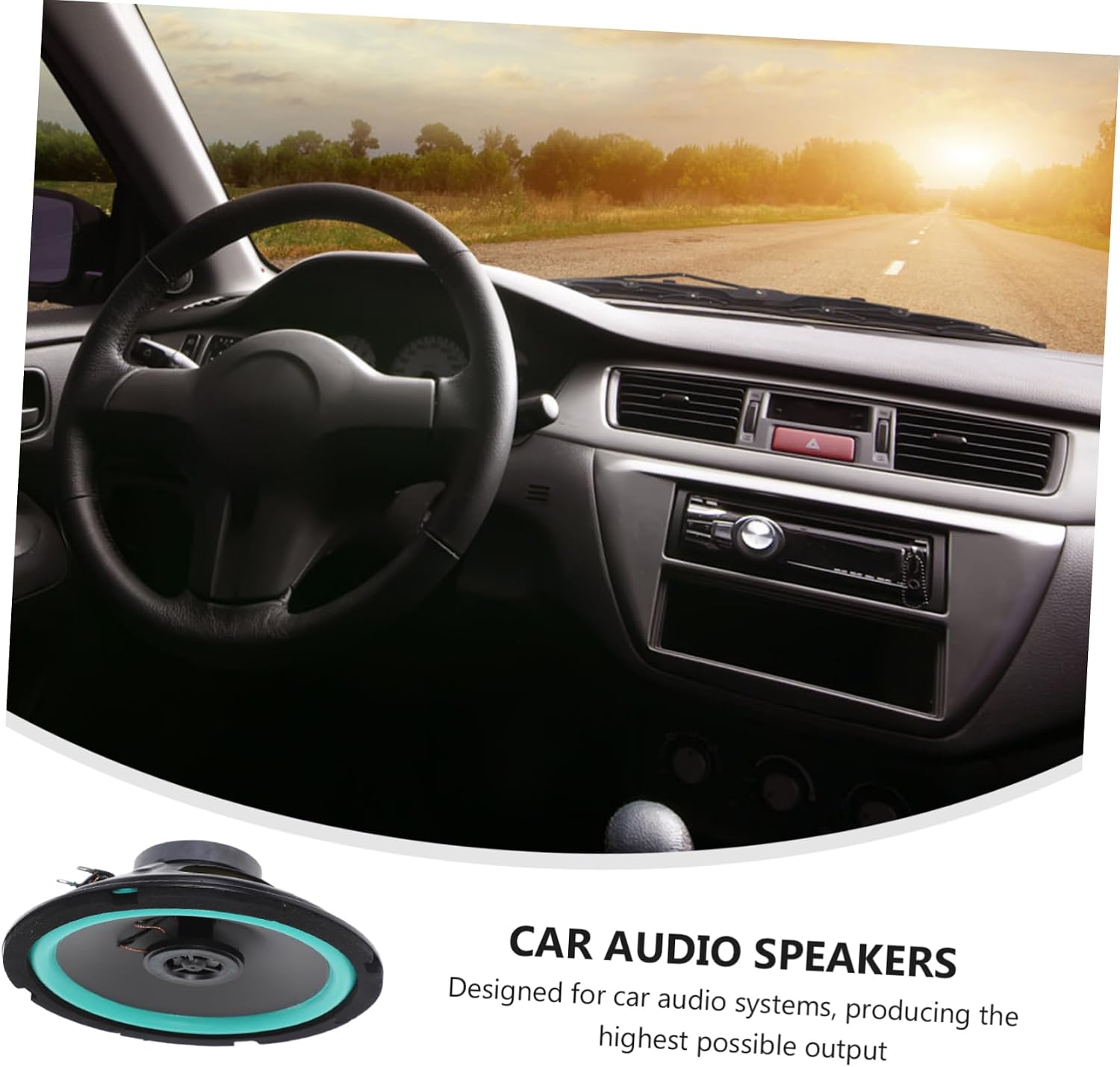 Luxshiny Slim Bass Speaker Ohm Car Audio High Performance Sound System for Enhanced Stereo Surround for Custom Installations and Smooth Audio