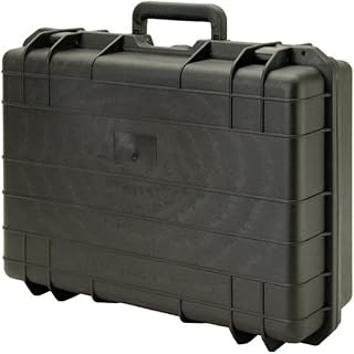 T.Z. Case International Cape Buffalo - Maletín de Utilidad Moldeado, Color Negro, 50 cm