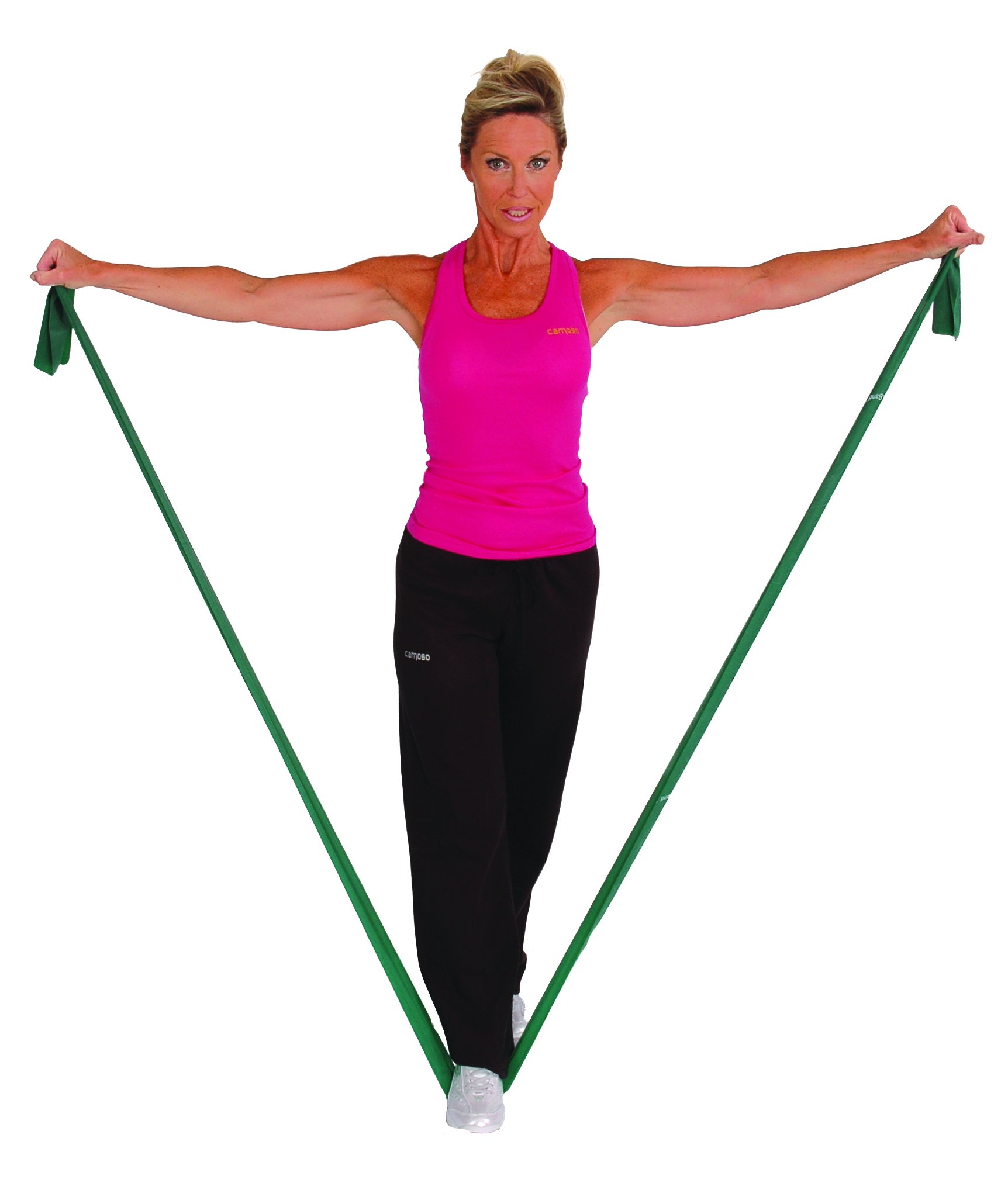 FASCIA ELASTICA IN LATTICE PHYSIO LATEX BAND altezza cm. 12,7 x mt. 45 - GIALLO – Livello di resistenza : EXTRA LEGGERO