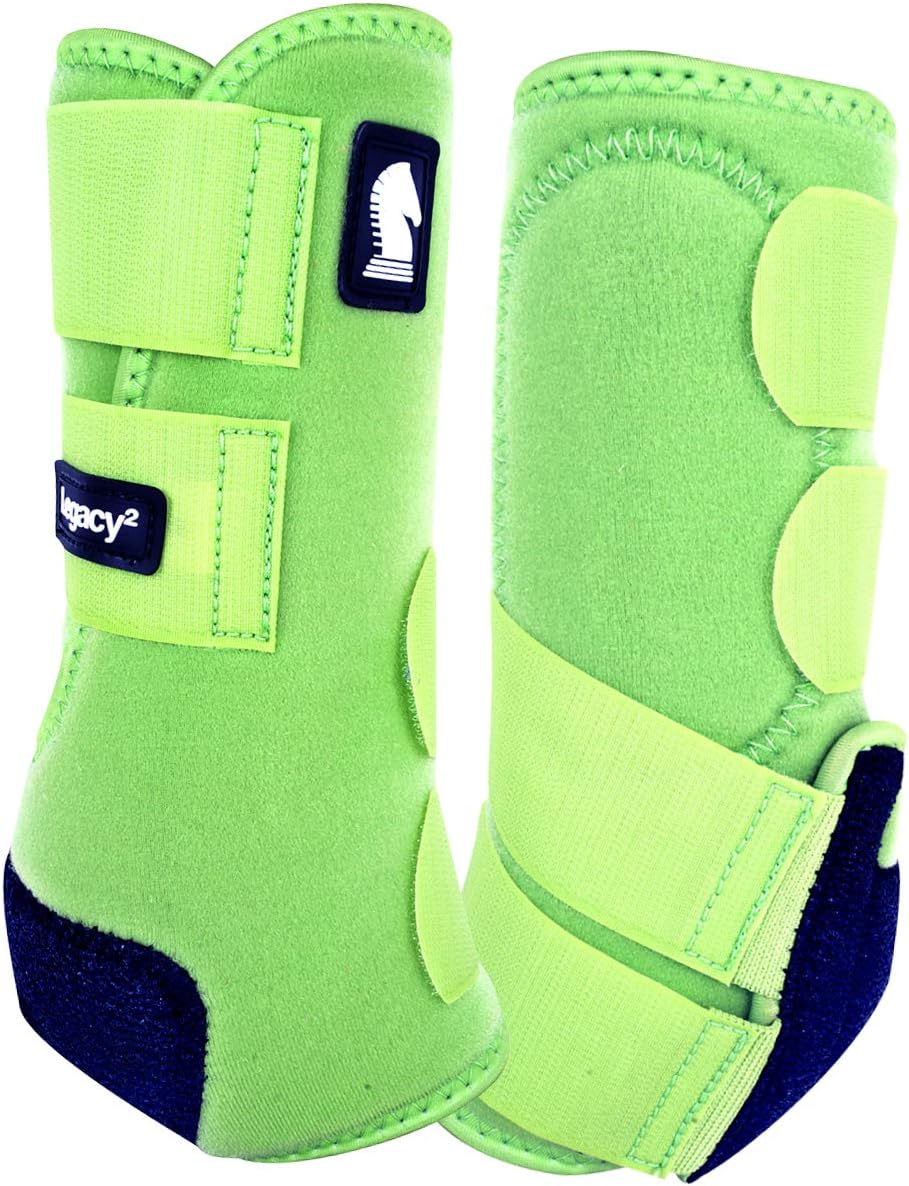 Classic Rope Company Legacy2 Front Protective Boots 2 Pack Lime M
