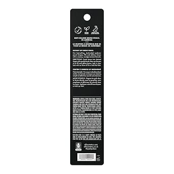 e.l.f. Instant Lift Brow Pencil, Dual-Sided, Precise, Fine Tip, Shapes, Defines, Fills Brows, Contours, Combs, Tames, Natural Brown, 0.18 g (Pack of 1)