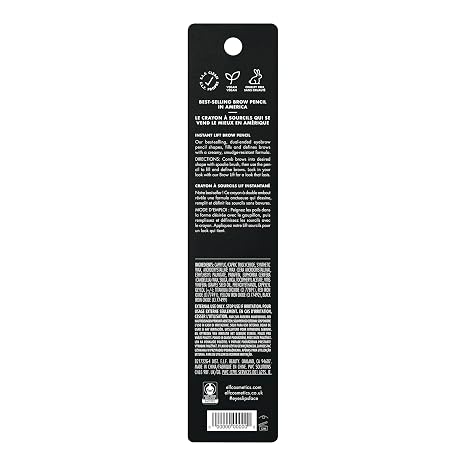 e.l.f. Instant Lift Brow Pencil, Dual-Sided, Precise, Fine Tip, Shapes, Defines, Fills Brows, Contours, Combs, Tames, Natural Brown, 0.18 g (Pack of 1)