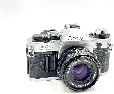 Canon　AE1 Vintage Canon AE-1 Program 35mm SLR Camera with 50mm Chile | Ubuy