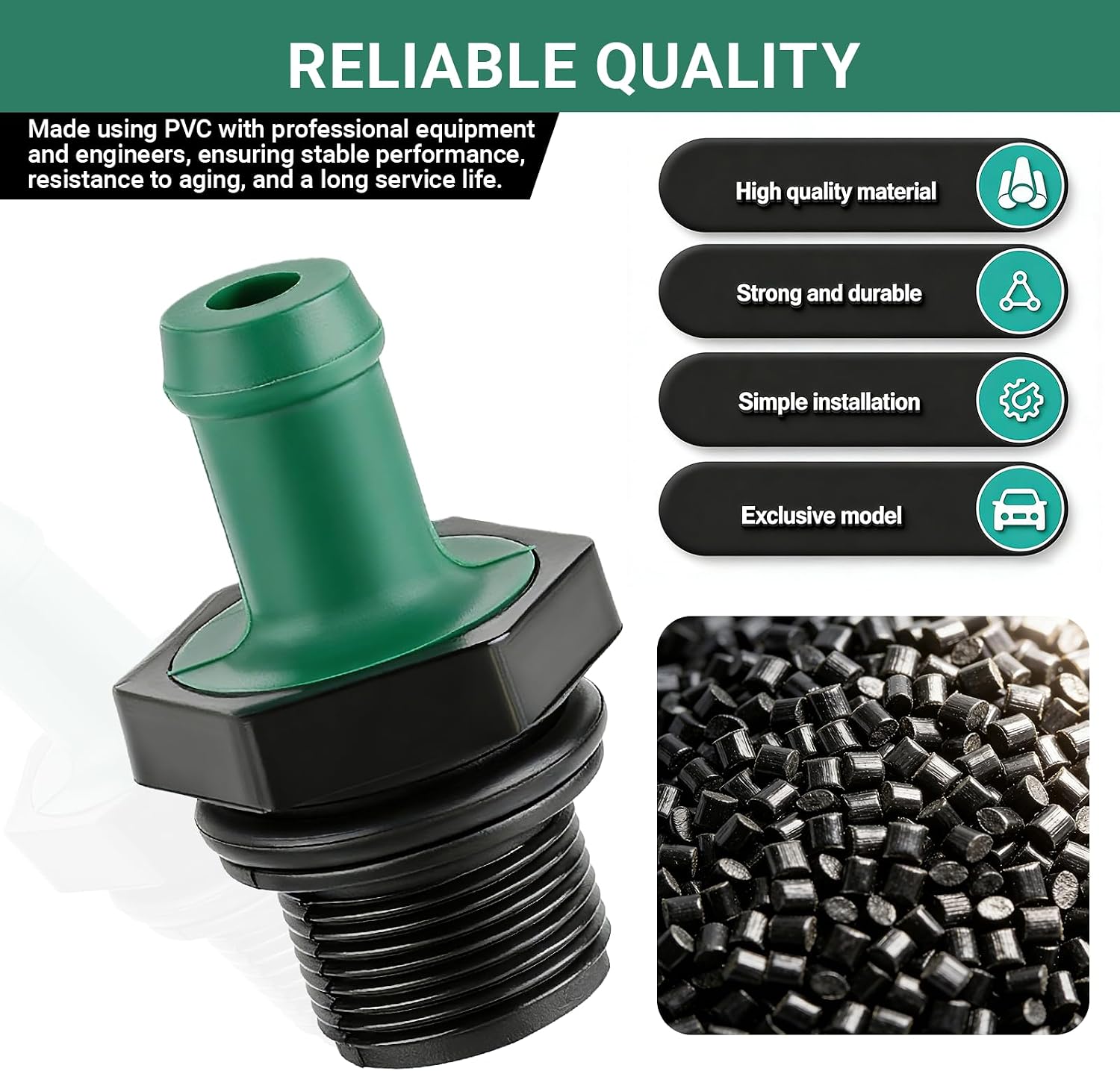 Pcv Valve Replacement, One-way Control Clique, Durable Valve Pcv Compatible with Nissan Altima,Sentra,Armada, Murano, Rogue, Pathfinder, X-Trail OEM #11810-6N202 11810-EA200 11810-6N201