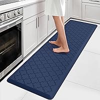 Vista 9 de WISELIFE Alfombra de Cocina Acolchada Anti Fatiga, 17.3"x39", Alfombra de Piso Gruesa Antideslizante Impermeable, Alfombras y Tapetes de Cocina
