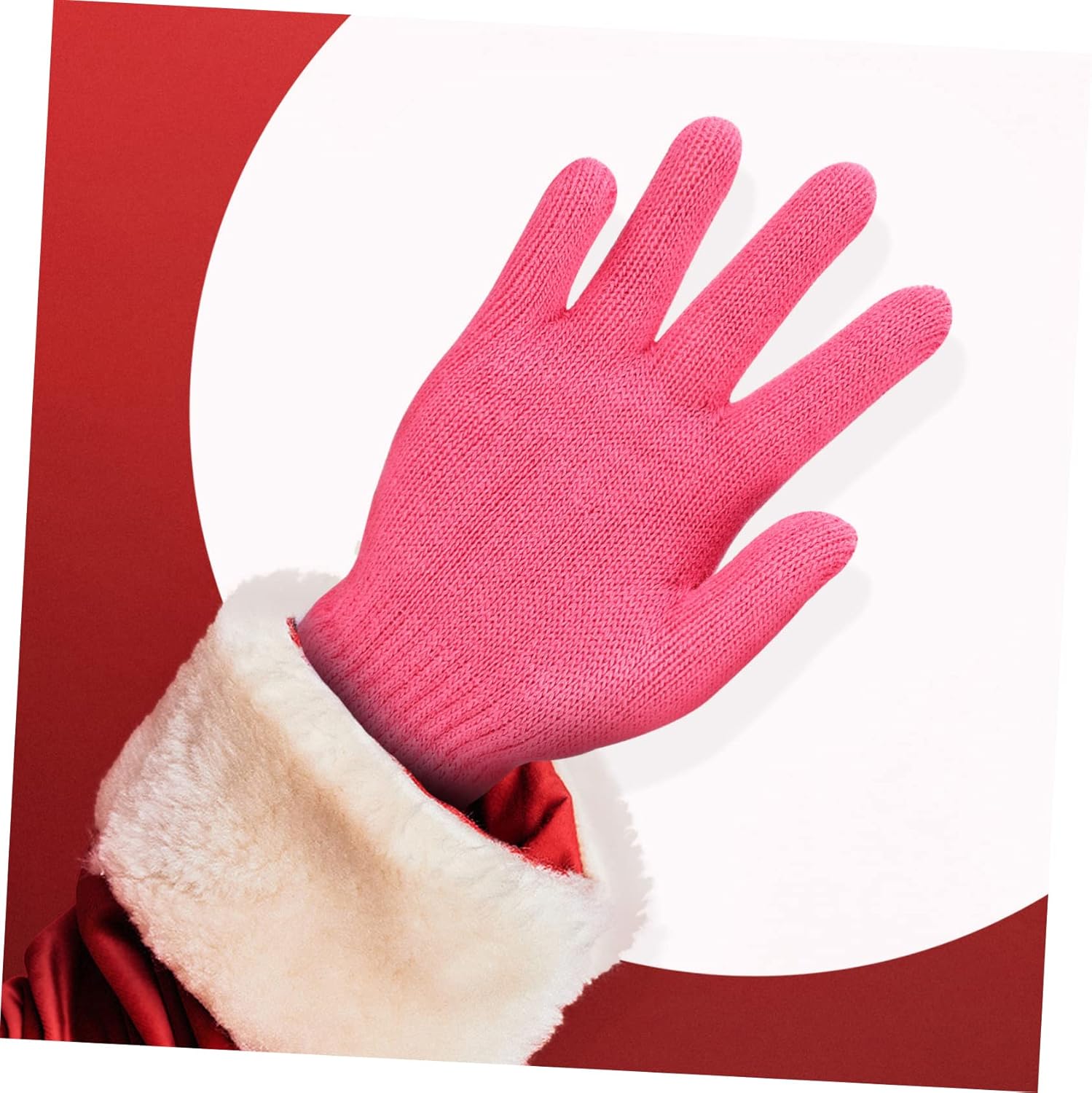 LIFKOME 24pairs Boys and Girls Gloves Knitted Winter Warm Gloves for Boy Girl Full Finger Snow Grooming