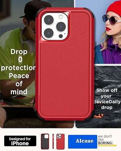 Miniatura 5 de AICase Funda resistente para iPhone 13 Pro Max12 Pro Max, resistente de 3 capas de protección de grado militar, a prueba de golpes y caídas para