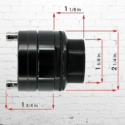 Miniatura 4 de Gravity 2 altavoces coaxiales WZ6G Warzone Series de 6.5 pulgadas, 1000 W Pro de rango medio + 2 tweeter de titanio resistente Audiotek AT-W460BK de