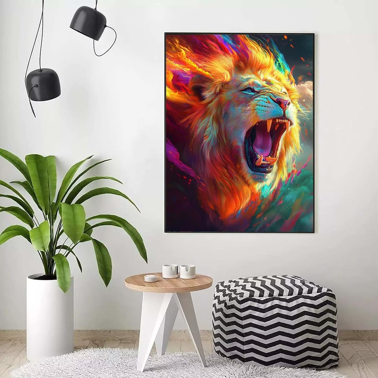 couleur Peinture Numero Adulte, Avec Pinceau and Acrylique - 60x80cm j0-21