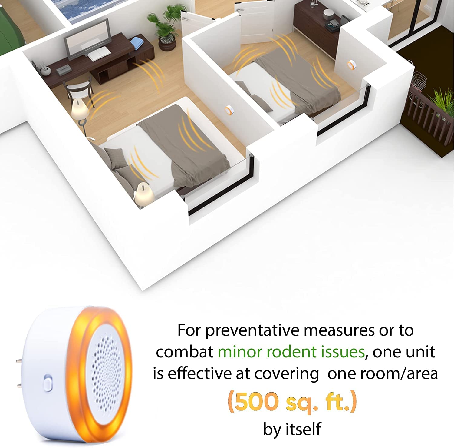 Repelente de plagas ultrasónico, repelente electrónico de ratones con sistema de control de ratas no tóxico, repelente de mosquitos en interiores, enchufe repelente de insectos para interiores