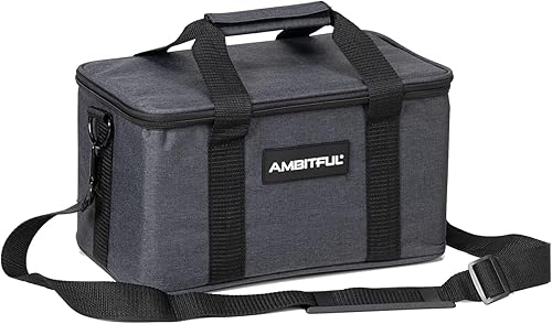 AMBITFUL PB18 Bolsa de transporte para equipo de cámara con compartimentos de espuma a prueba de golpes para estabilizadores, cámaras, luces, drones