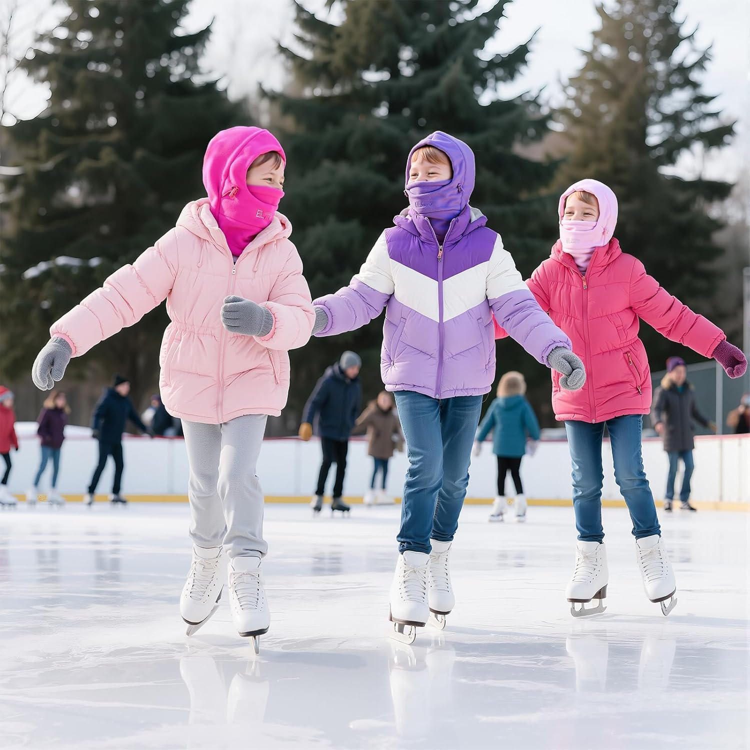 Winter Hat Balaclava Ski Mask Full Face Girls Boys Unisex Warm Comfort Soft Adjustable Snow Hat Cold Weather - Image 2