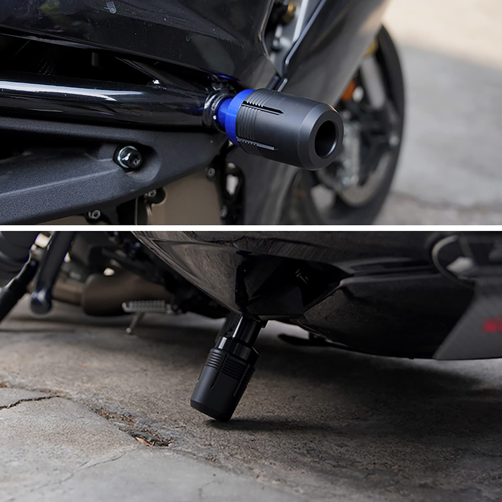 Tamponi Paratelaio Moto Accessori per yamaha tracer9gt mt09 TRACER 9 GT 2021 2022 2023 2024 2025 tracer9gt+ tracer9 gt+ plus 9gt+ Protezioni del Anticaduta Protezione (Blu)