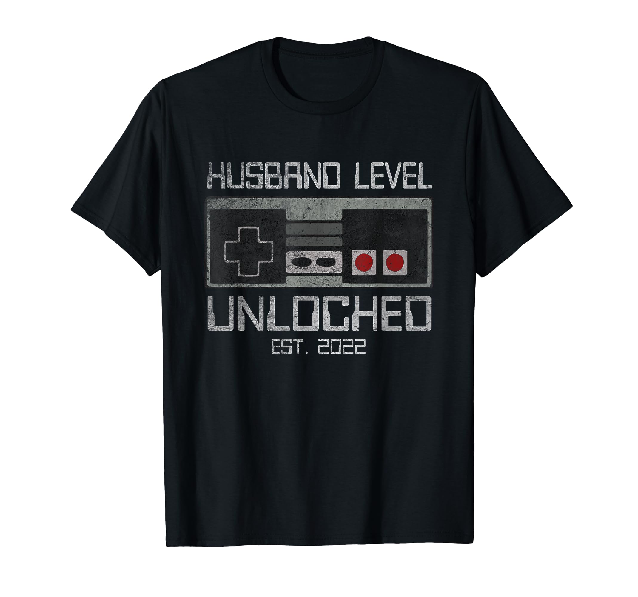 Leveling Up To Husband 2022 Leveled Up Bachelor Party T-Shirt