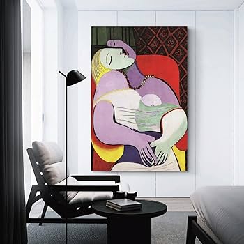 Amazon｜Pablo Picasso パブロ・ピカソ「夢」 プリント