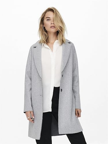 ONLY Chaqueta de mujer 15213300 Light Grey Melange Xs - 2