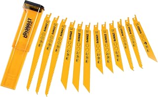 Mixed Bi-Metal Reciprocating Blade Set and Storage Case (12 pcs.), DT2445-QZ