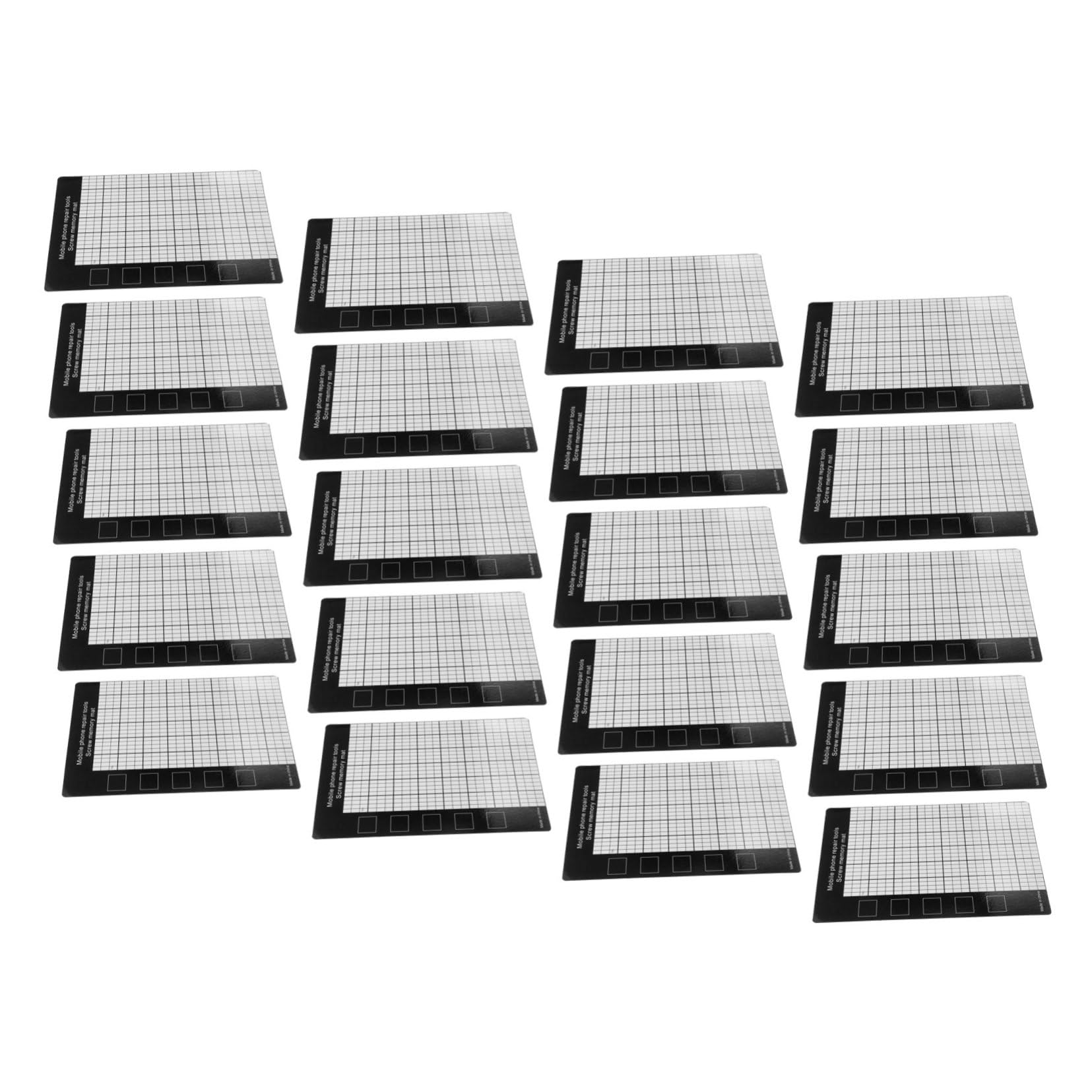 Toddmomy 20piezas Arandela de Tornillo Magnética de Organizador Magnético para Reparación Electrónica Almohadilla Magnética para Tornillos para Proyectos de Desmontaje de Teléfonos Móviles