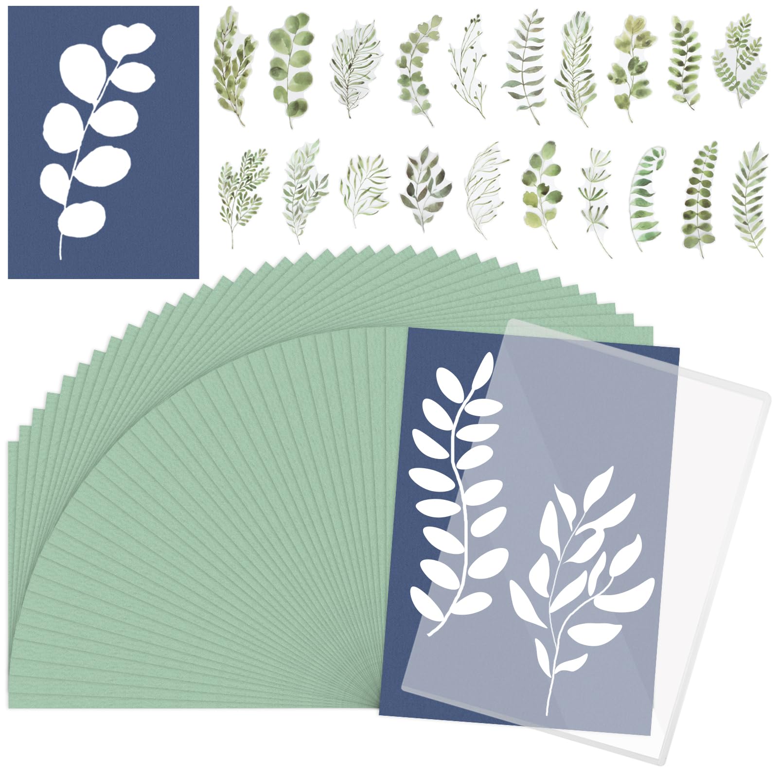 Set di 36 carta cianotipo A6, carta da stampa solare con piastra acrilica cianotipa, kit Sunprint ad alta sensibilità, kit cianotipo per bambini e adulti fai da te