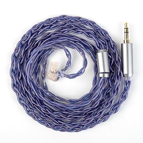 �yKBEAR Neon�zYinyoo �C���z���P�[�u�� ���P�[�u�� QDC 3.5mm 4��5N��?���_�f���C���z���A�b�v�O���[�h�P�[�u�� �\���҂ݍ\�� �q�󋉃A���~����CNC�������H�v���O �C���t�H�������P�[�u�� ZSTX/castor/ZSN Pro/