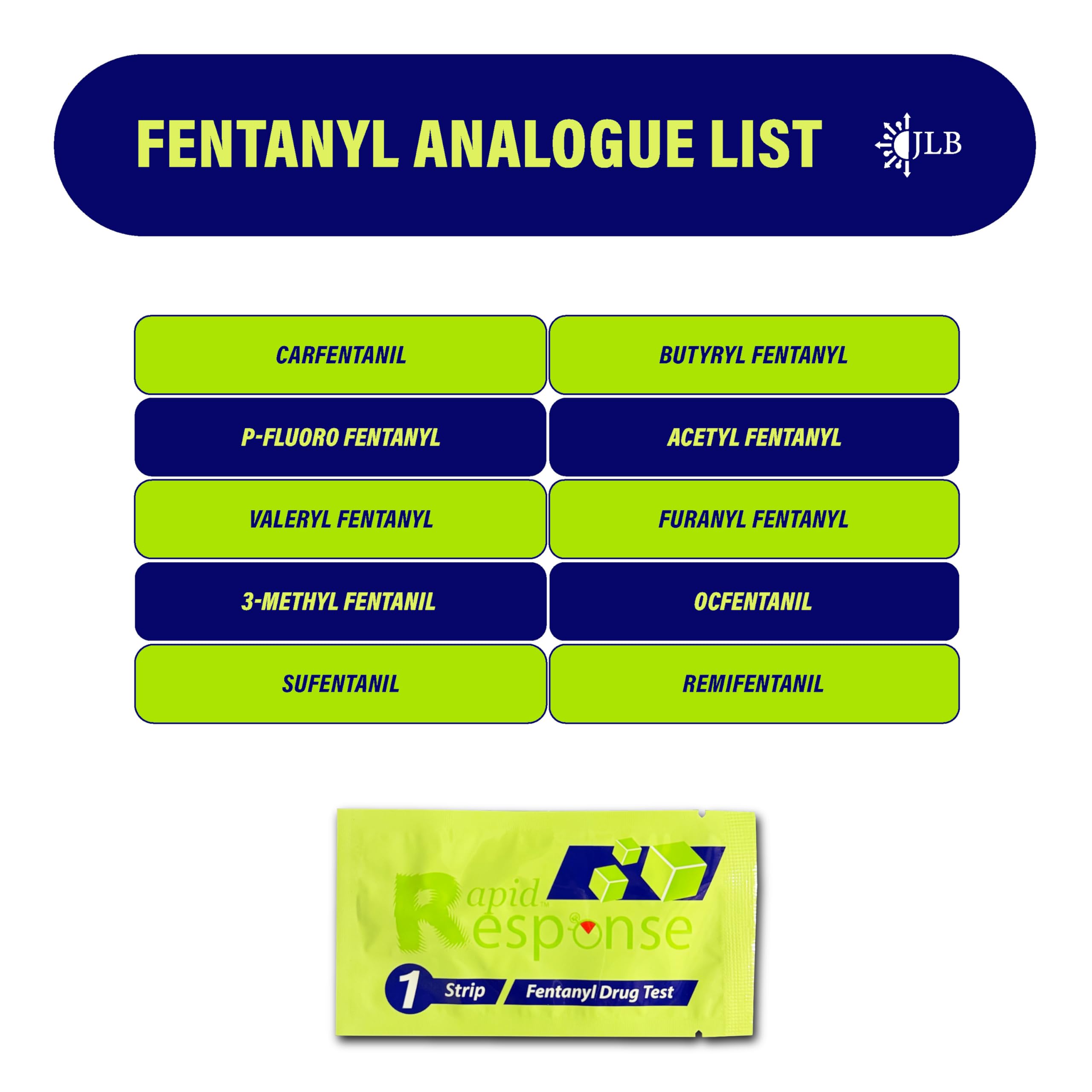 Rapid Response Bandelettes de test de fentanyl - Bandelettes de fentanyl les plus vendues au monde - Outil de réduction des risques - Prévention des surdoses (5)