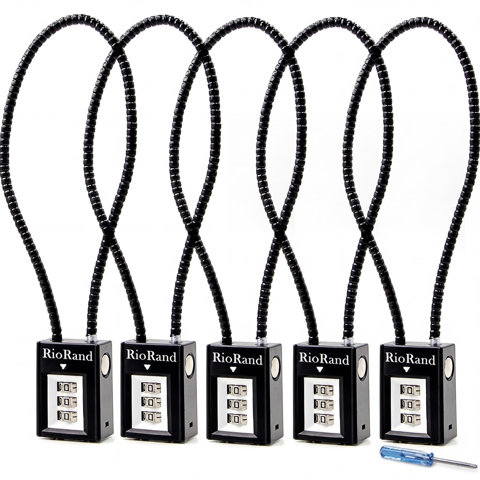 RioRand 15 Inch Combination Gun Cable Lock