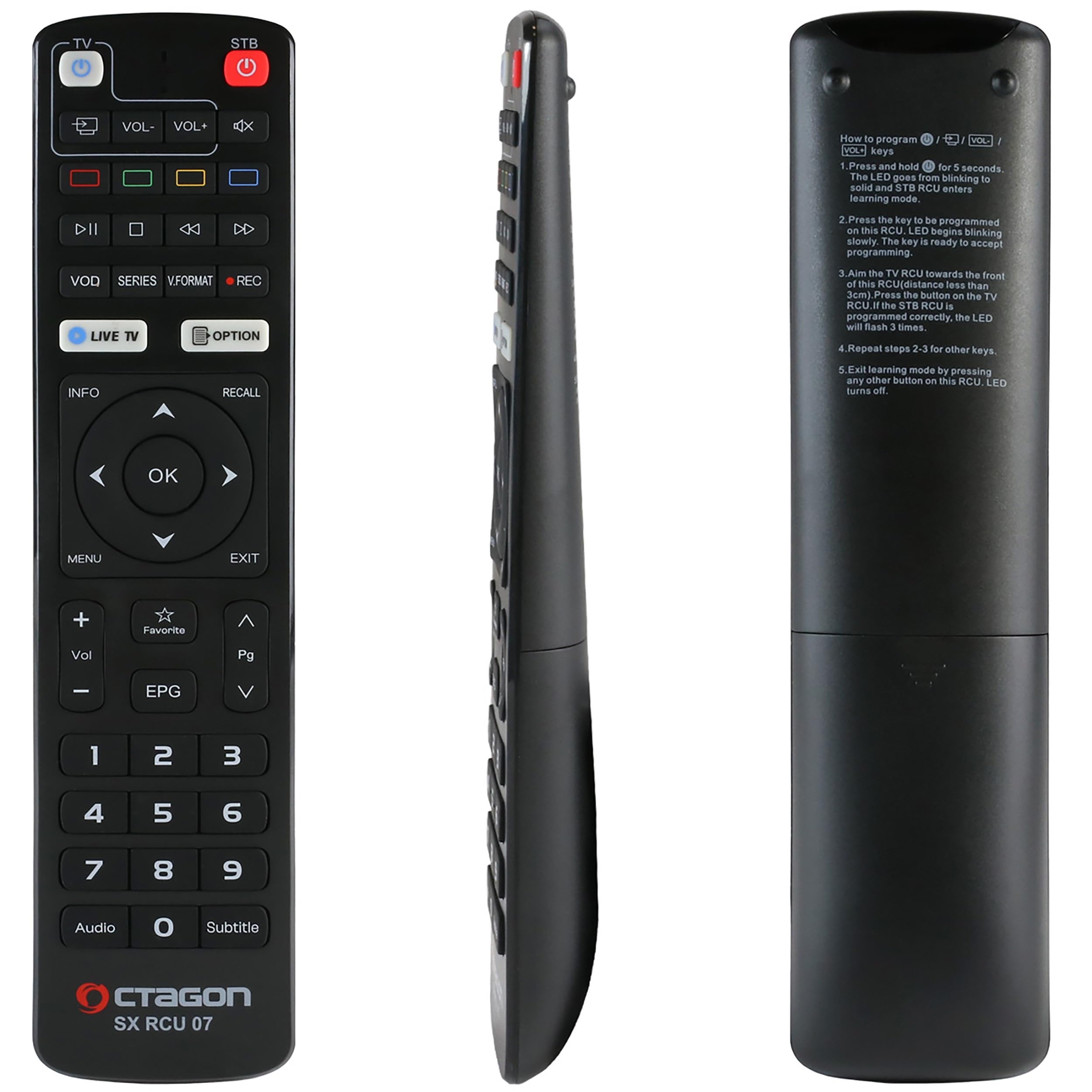 Octagon SX988 V2 4K UHD Linux Smart TV Receiver für Fernseher mit WLAN WiFi, TV Box, LAN, Mediathek, YouTube, Internet Radio, HDMI CEC, E2 Multiroom Client System