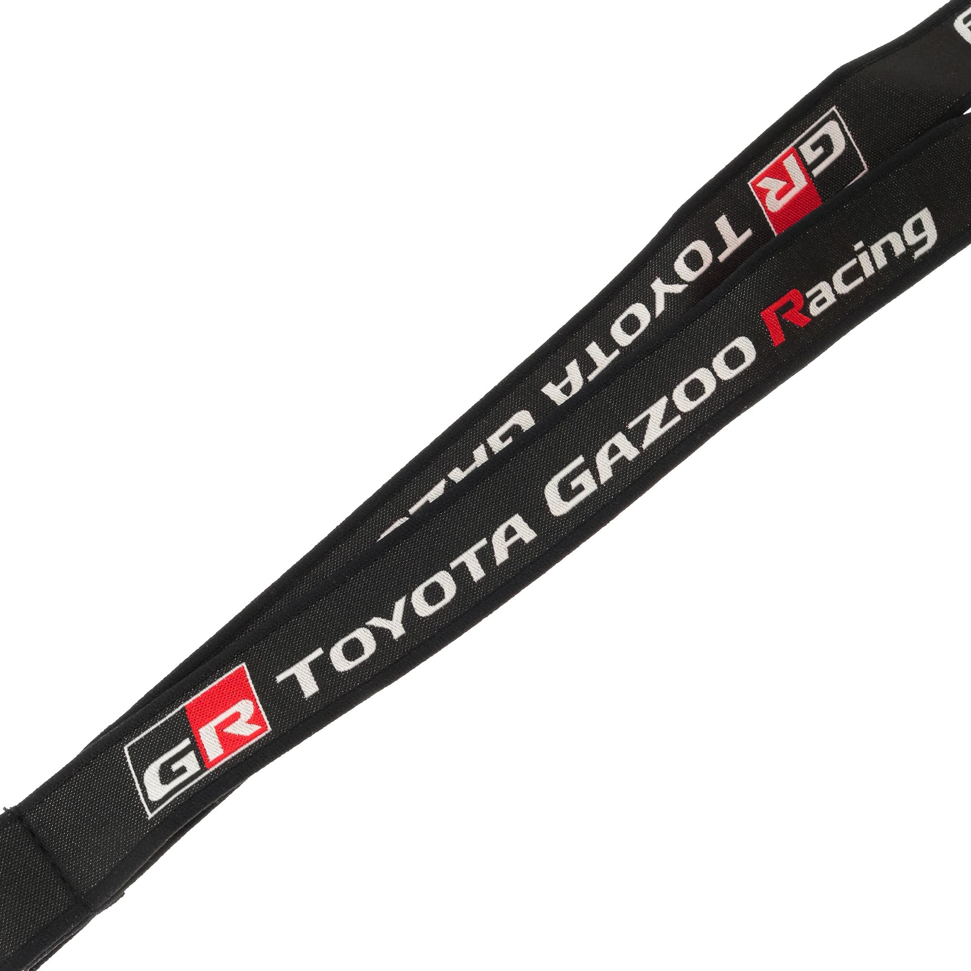 Amazon | TOYOTA GAZOO Racing ネックストラップ（赤黒) TGRC-a010-01