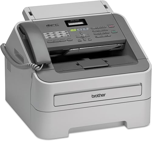 Miniatura 3 de Brother Impresora MFC7240 monocromática con escáner copiadora y fax gris 122 x 147 x 146 pulgadas