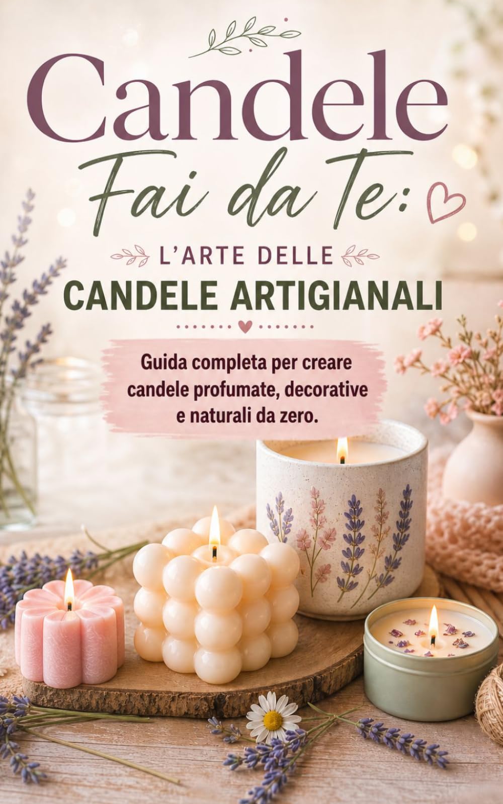Candele fai da te: l'arte delle candele artigianali - guida completa per creare candele profumate, decorative e naturali da zero