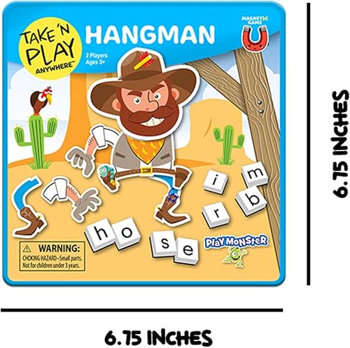 Miniatura 2 de PlayMonster Take N Play Anywhere - Hangman 675 pulgadas de ancho x 675 pulgadas de largo