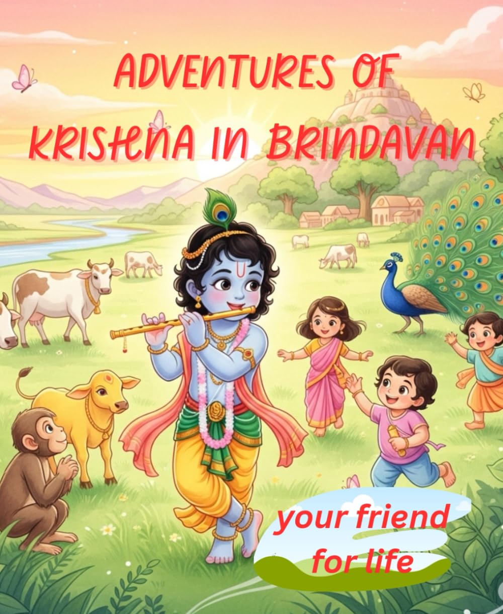 ADVENTURES OF KRISHNA IN BRINDAVAN, YOUR FRIEND FOR LIFE: Krishna's Playful Stories and joyful adventure alongwith his friends from the Heart of Brindavan)