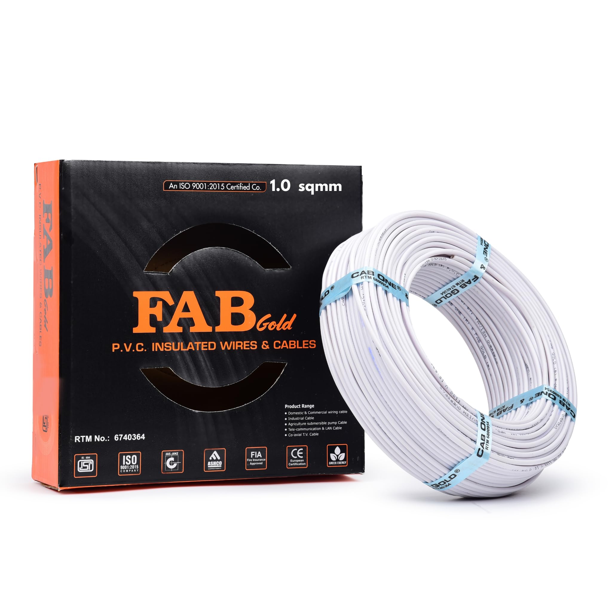 KRIPA Red Electrical Wire - 90m, FR PVC, Pest Protection -19