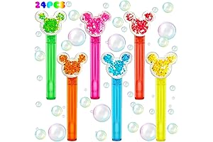 Cute Mouse Ear Bubble Wands - 24-Pack for Disney-Themed Parties