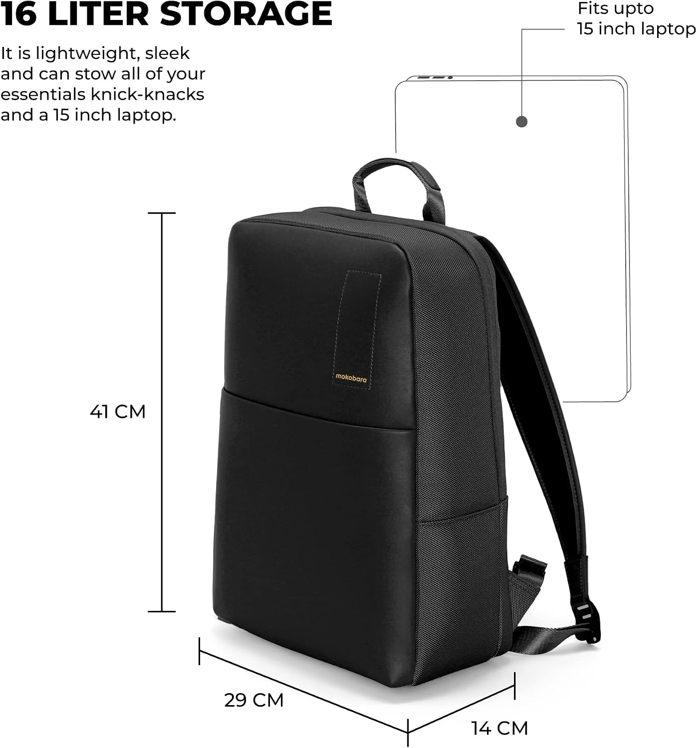 MOKOBARA The Backpack 16L Premium Nylon 15" Unisex Laptop Backpack