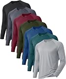 BOOJO 7 Pack Long Sleeve Shirts