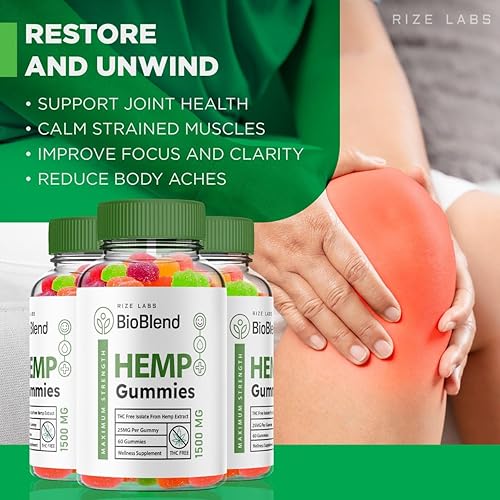 Miniatura 6 de Suplemento BioBlend para el bienestar general y la mejora de la salud general, gomitas para hacerte más fuerte cada día para mejorar la salud (60