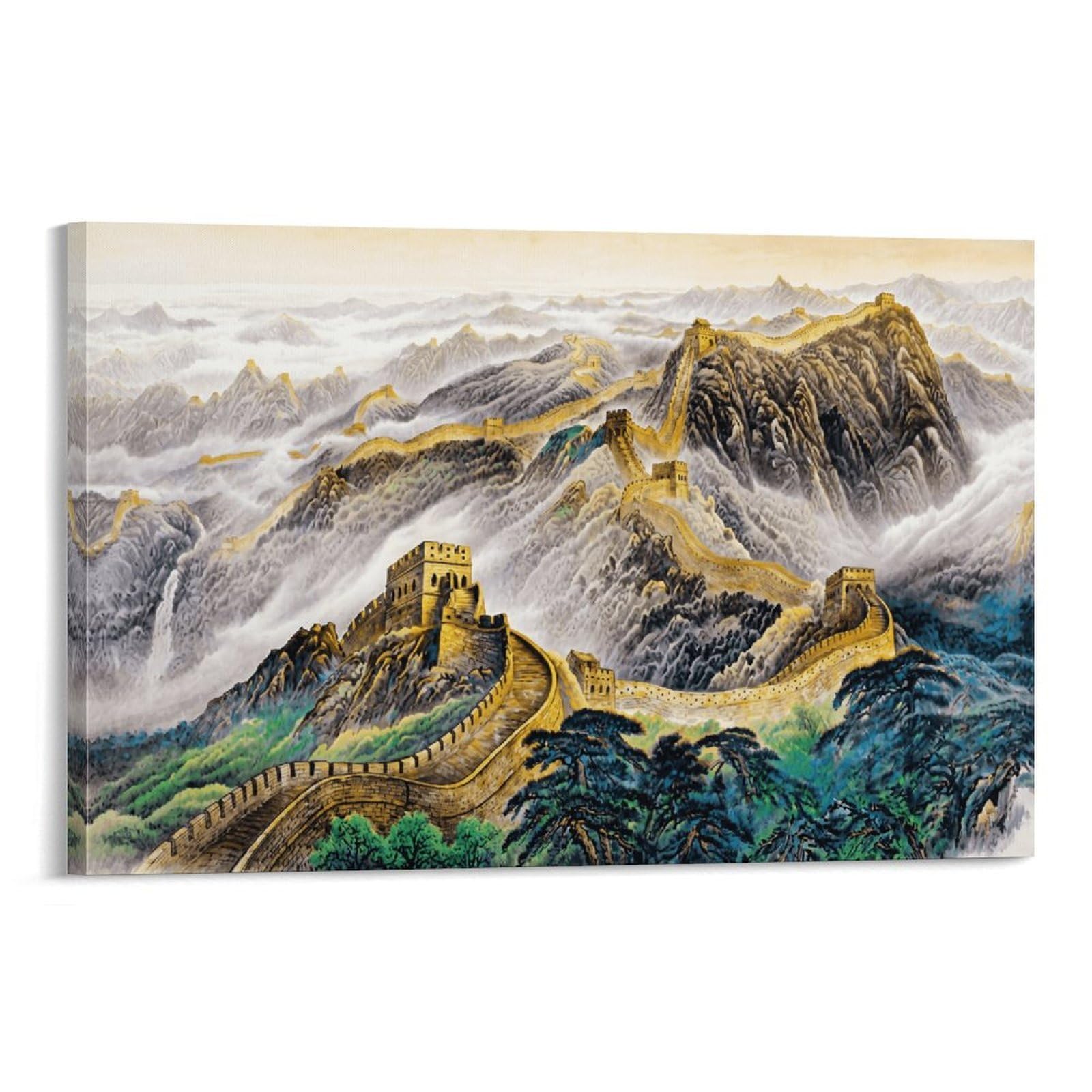 XPASHIQWC Great Wall Poster Artwork Giclee Canvas Prints Modern Canvas Wall Art Picture Wall Hanging for Dining Room Kitchen Home Office Decor 20x30inch(50x75cm)