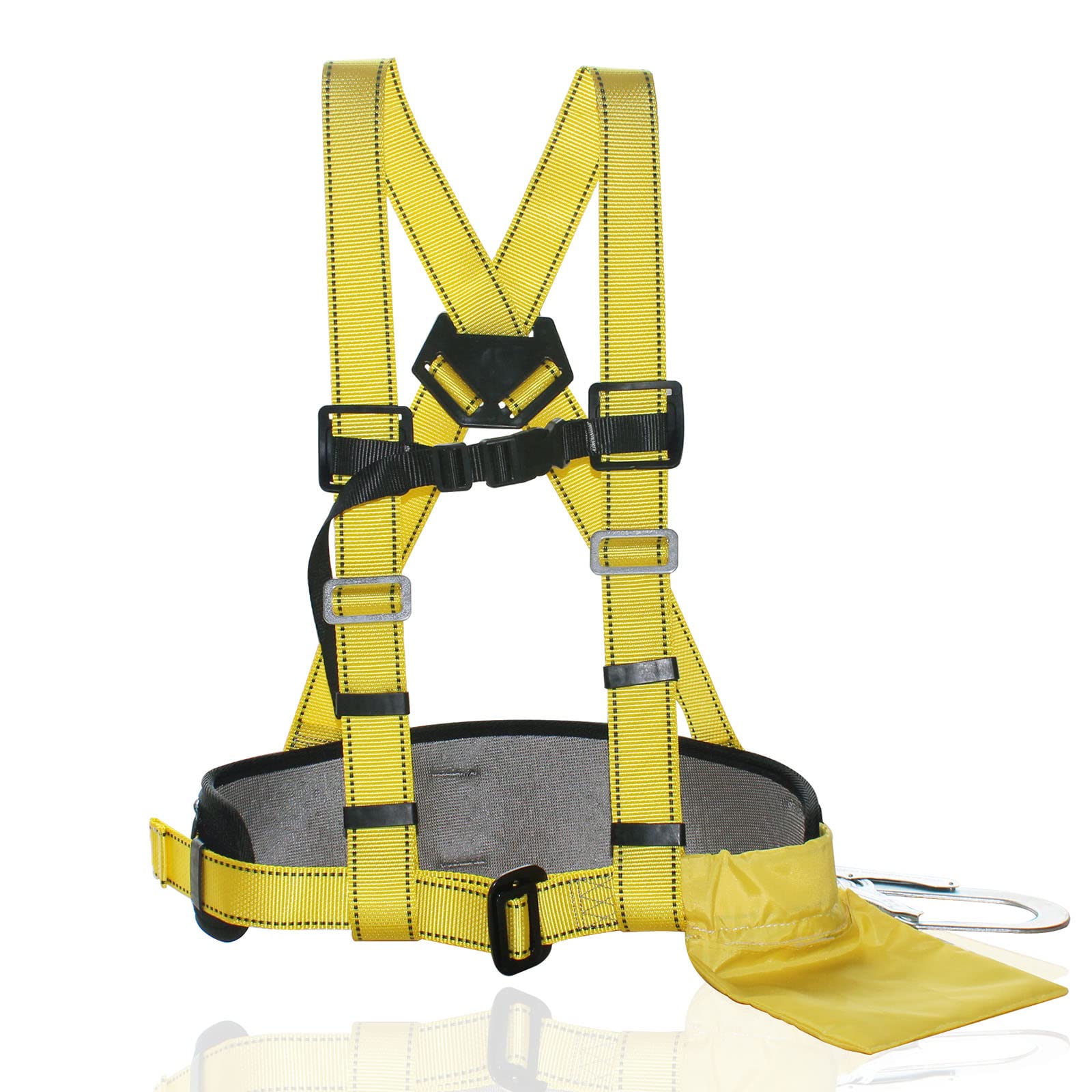 SwaYve Arnés de Seguridad Anticaídas, Cinturón de Seguridad para Trabajos Aéreos para Escalada en Interiores, Trabajos a Gran Altitud, Construcción, Poda, Fábricas, Ingeniería Civil/1.6M