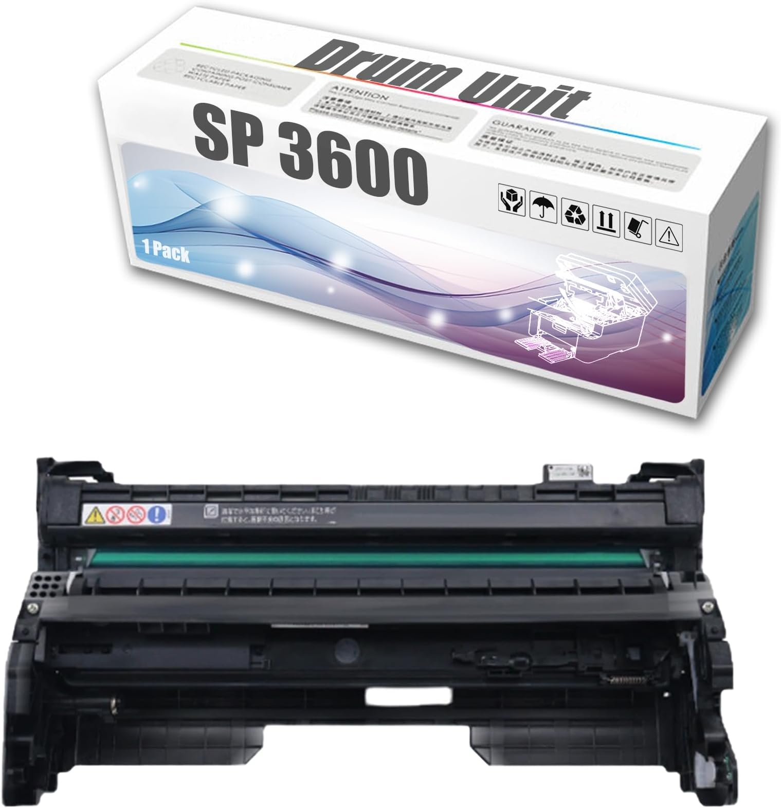 SP 3600 Drum Unit Replacement Compatible for Ricoh SP 3600SF 3610SF SP3600DN 4510SF 4510DN 4510SF Printer 1 Drum
