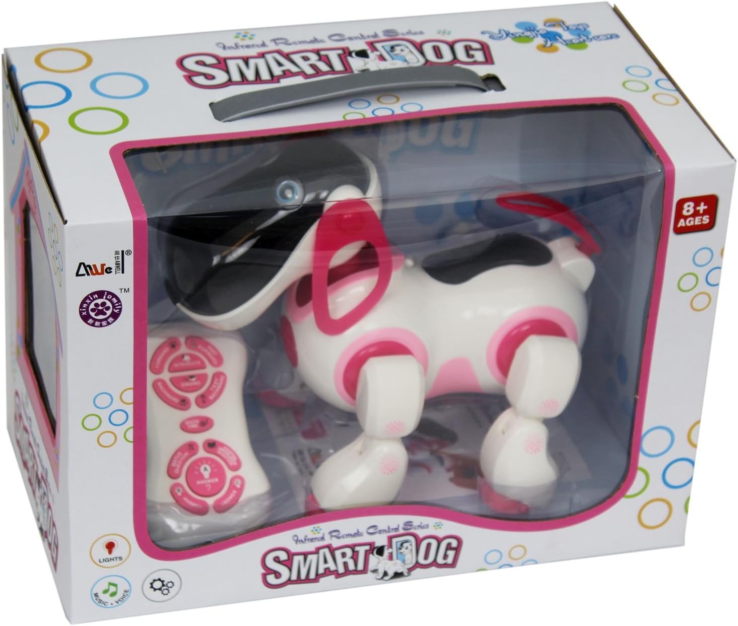 Infrared Remote Control Large Smart Dog Electronic Pet Toy With