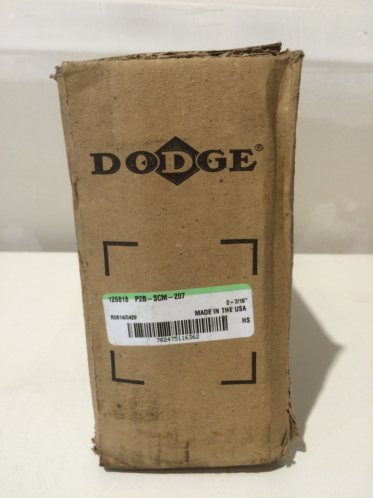 Baldor Dodge 126818 P2B-Scm-207 Ball Bearing Pillow Block 2 7/16