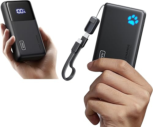 INIU 25000mAh 100W USB C Cargador portátil portátil y ultra delgado 45W 10000mAh Banco de energía Combo