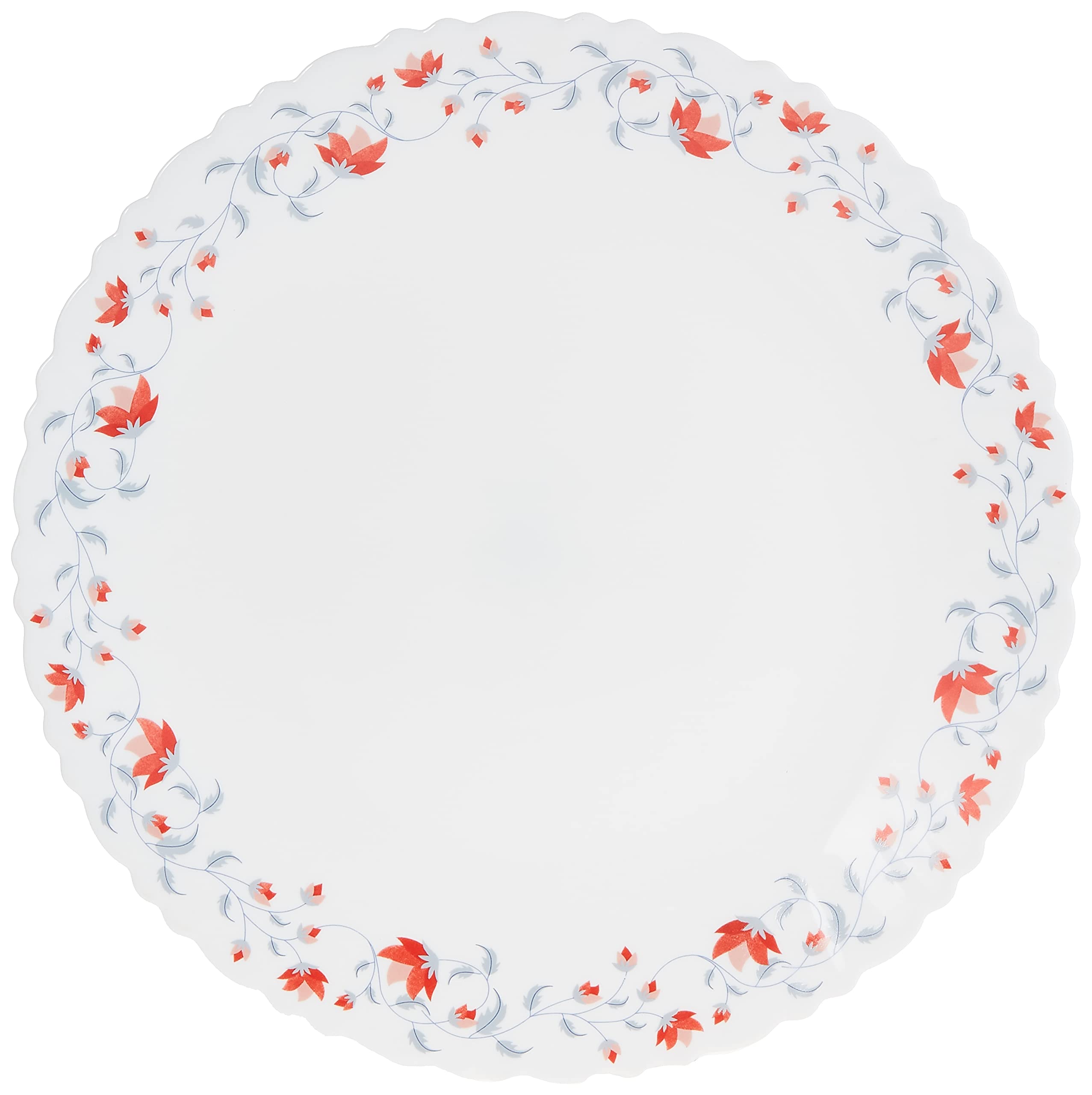 LARAH FLUTED PENTAS OPAL DINNER PLATE 27CM, WHITE, 11FPFLPE, 1 PC