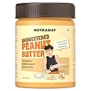 Nutrabay Foods All-Natural Peanut Butter (Creamy) - Unsweetened, 400g | 28g Protein, Zero Cholesterol, Vegan, Gluten Free, Non GMO gallery image