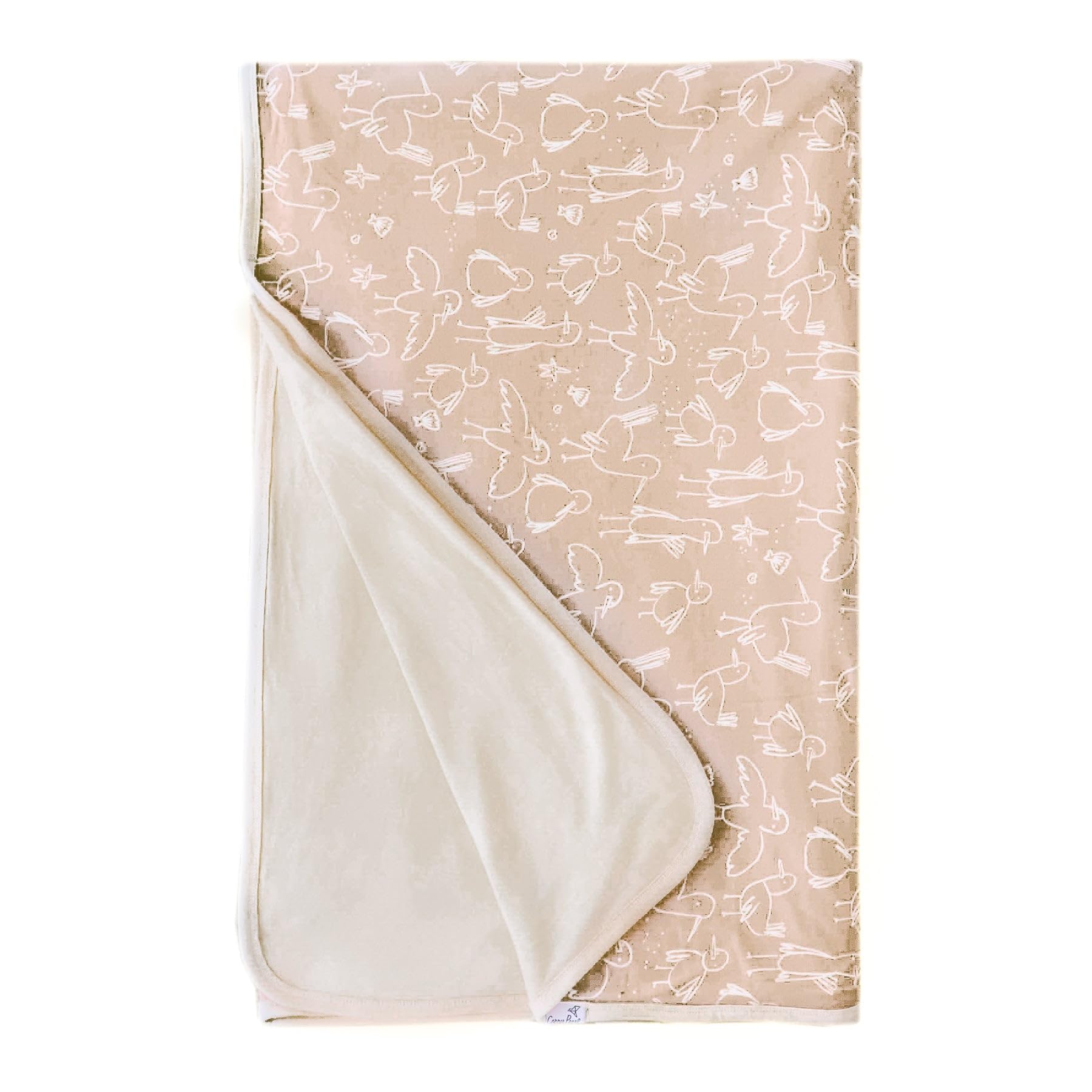 Copper Pearl Jumbo Three-Layer Baby Blanket: Soft Baby Quilts for Boys and Girls | Breathable, Cozy, Toddler Blanket | Baby Quilt for Newborns | 60x72 Premium Material | Sandy