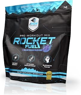 iRide Supplements - Pre Workout Creatine Monohydrate Powder + 200mg Caffeine, Blue Raspberry - Enhanced Athlete Supplements - WADA Certified + Sugar Free Energy Supplement for Men & Women -30 Servings