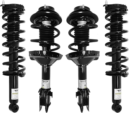 Unity 4-11905-15920-001 Kit completo de montaje de puntal de 4 ruedas delanteras y traseras