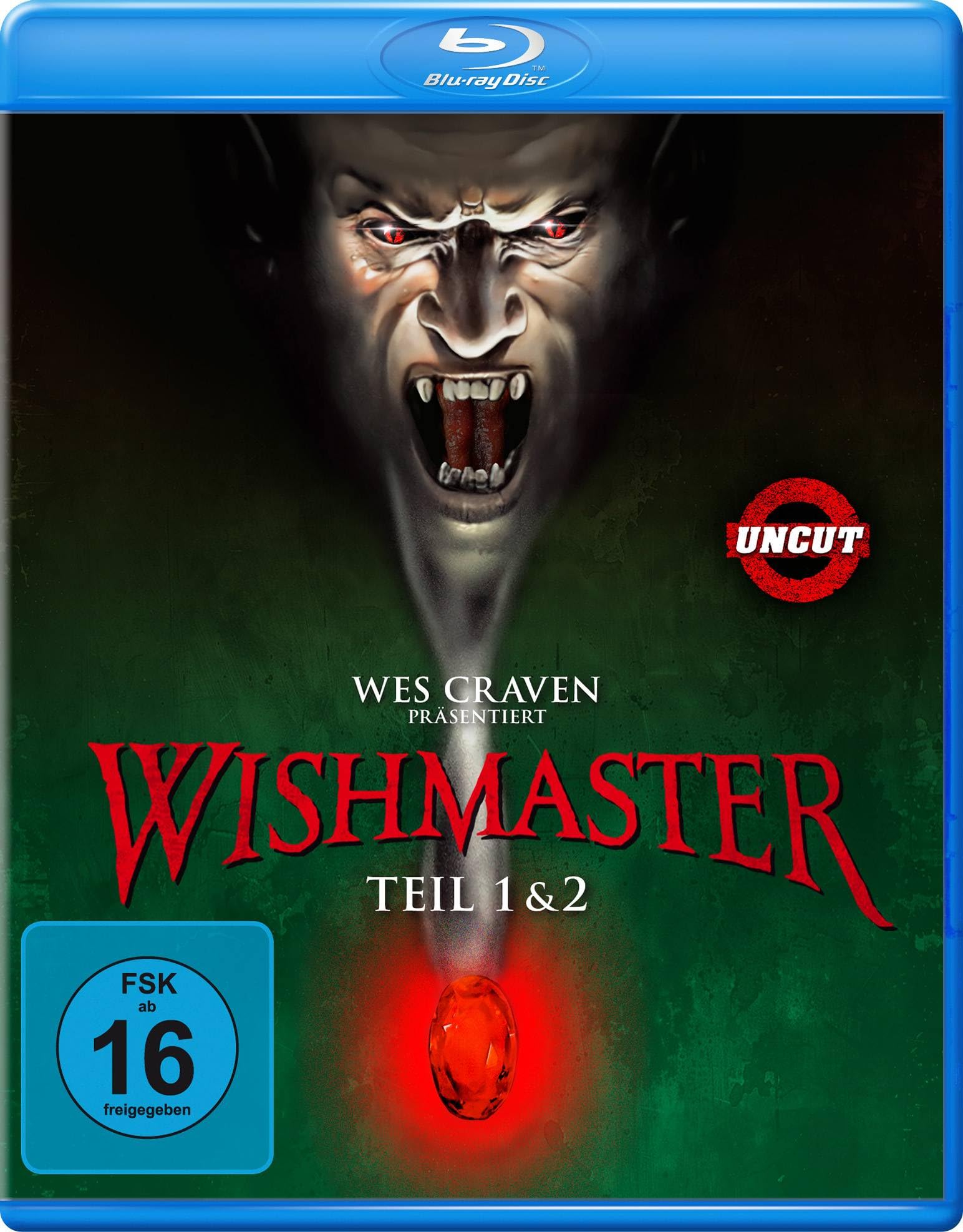 Wishmaster 1 & 2 Uncut Blu-ray versión íntegra para los amantes del gore sutil